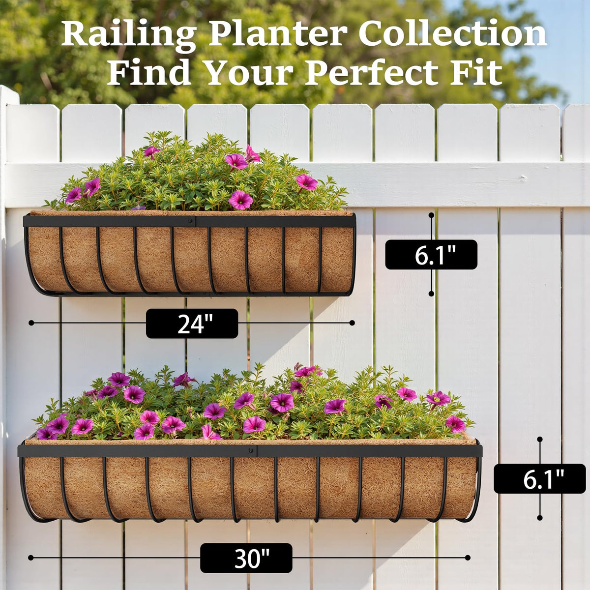 VOXOR breathable coco liner promotes airflow and balanced moisture for healthy plants