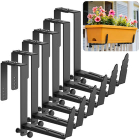 VOXOR window box brackets top adjustment for versatile railing fit and easy customization