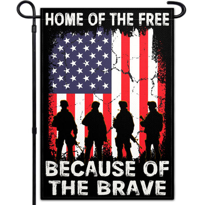VOZUN Home of the Free flag front view with bright outdoor-ready colors