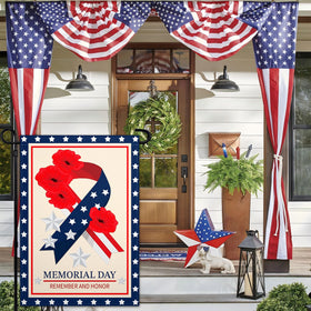 VOZUN Memorial Day flag with double-sided color prints for lasting brightness