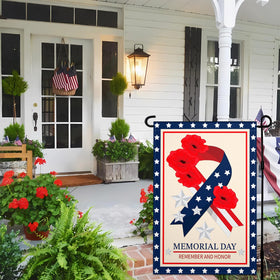 VOZUN Memorial Day flag back view highlights double-sided visibility