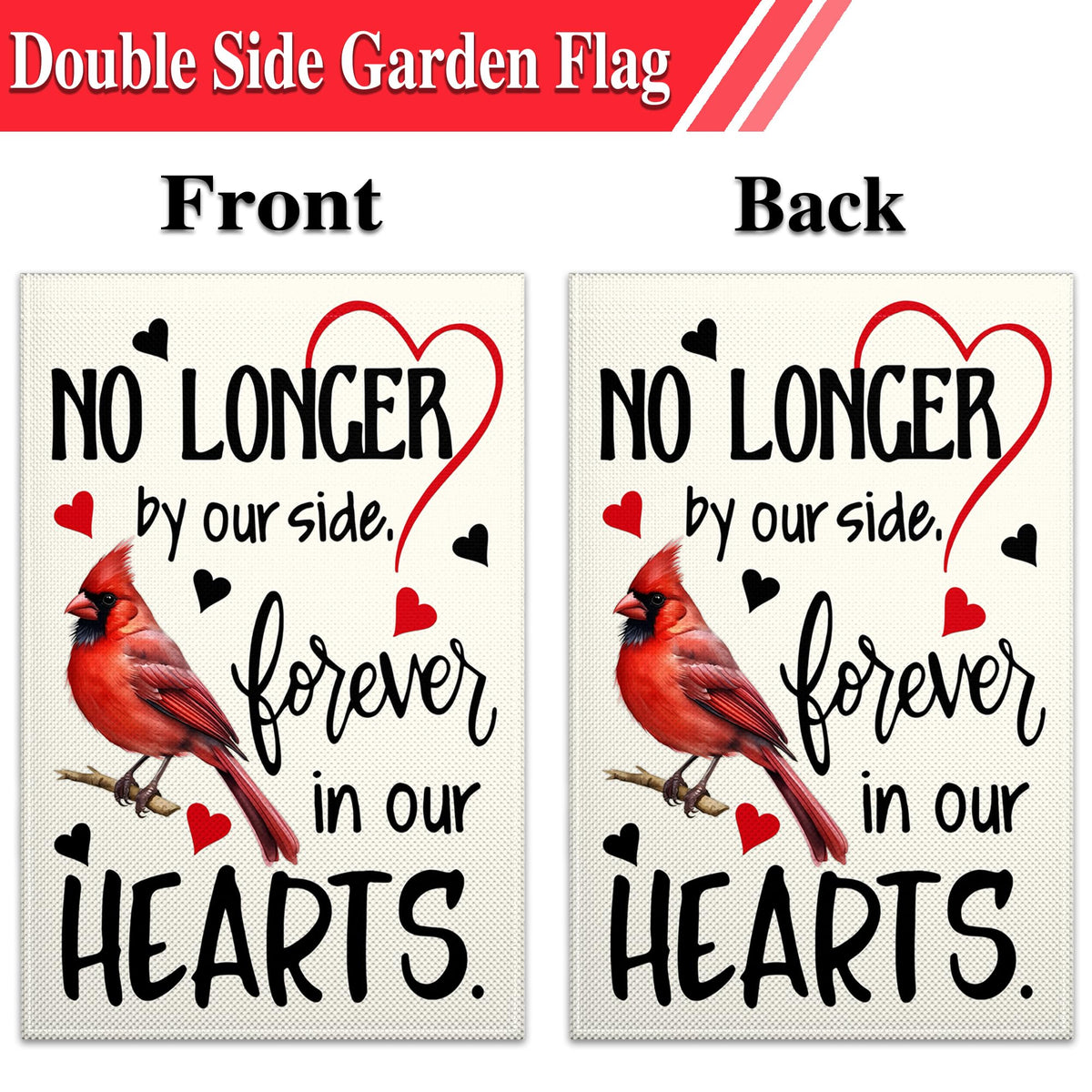 VOZUN Outdoor flag 12x18 for porch, lawn, or patio decoration