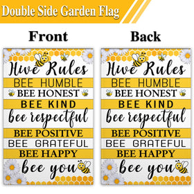VOZUN Double-sided garden flag visible from yard and street