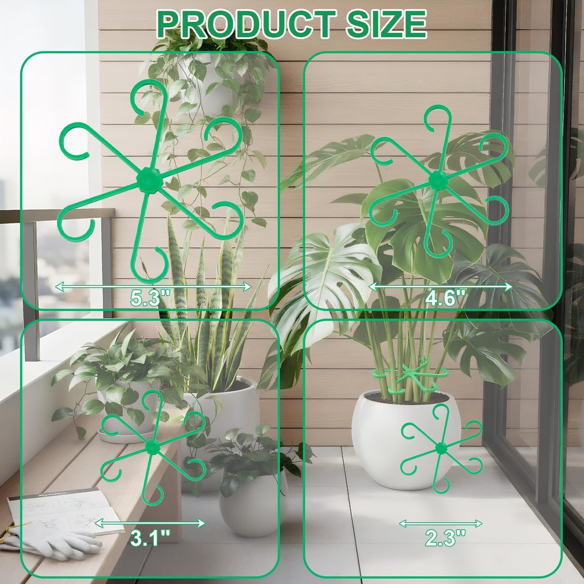VPWHY versatile stem stabilizers suit many indoor plants and make a thoughtful gift.