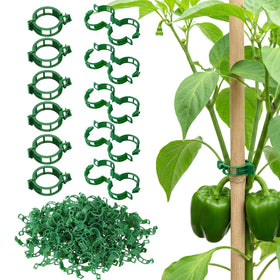 VPWHY plant support clips in a compact pack for tidy garden setup