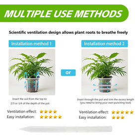 Six-tube VR8 YuanNuo set supports multiple pots and larger planters.