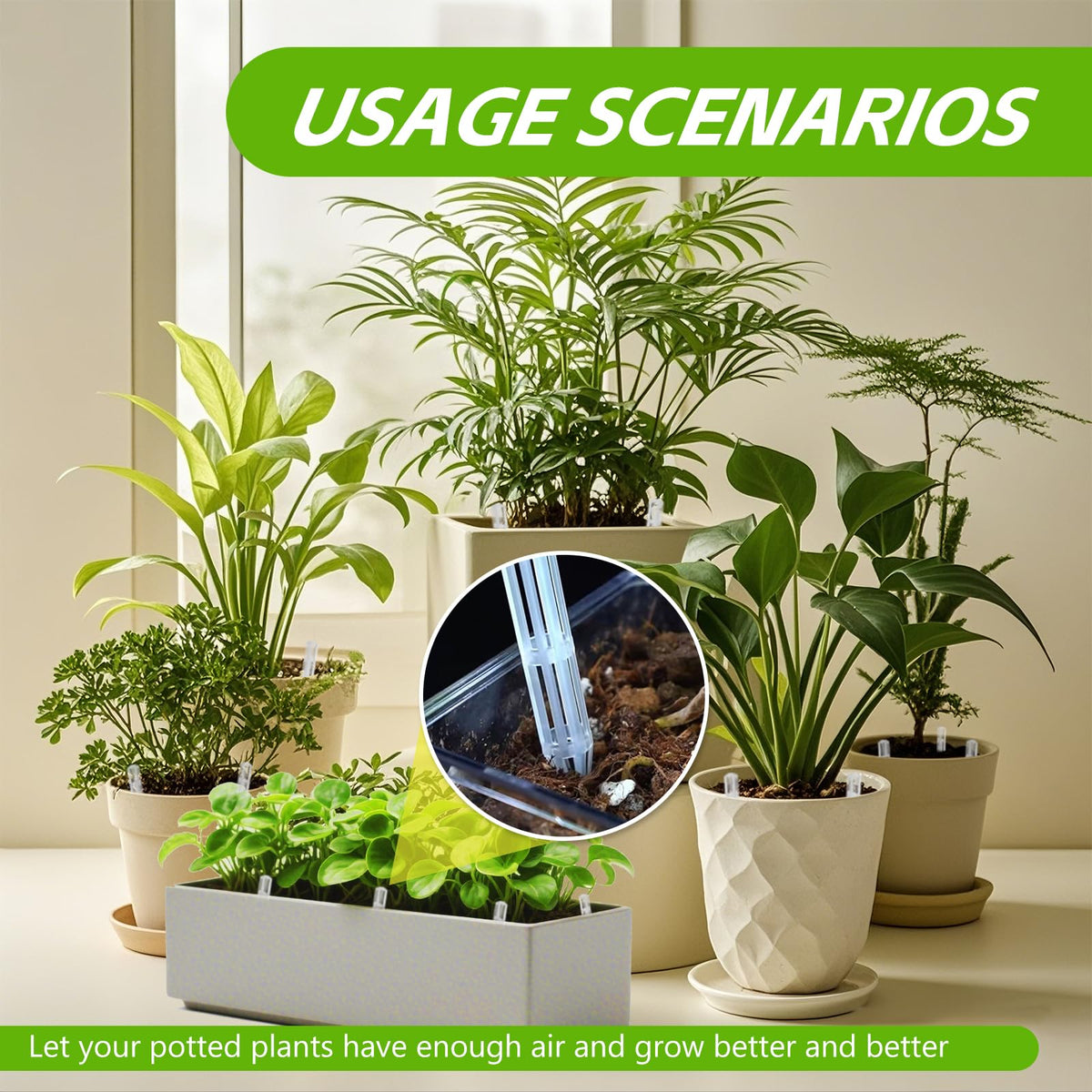 9.8-inch VR8 YuanNuo tubes fit most planters and simplify setup.