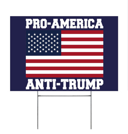 Vrogadso double-sided yard sign with 12x18 size for clear visibility