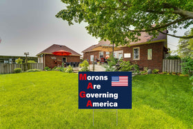Vrogadso navy background with red accents enhances legibility and emphasis.