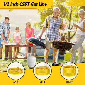 Vruelia CSST gas line stainless steel core ensures durability