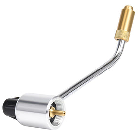 Vsearch 5430 stove regulator in use with Coleman-compatible setup