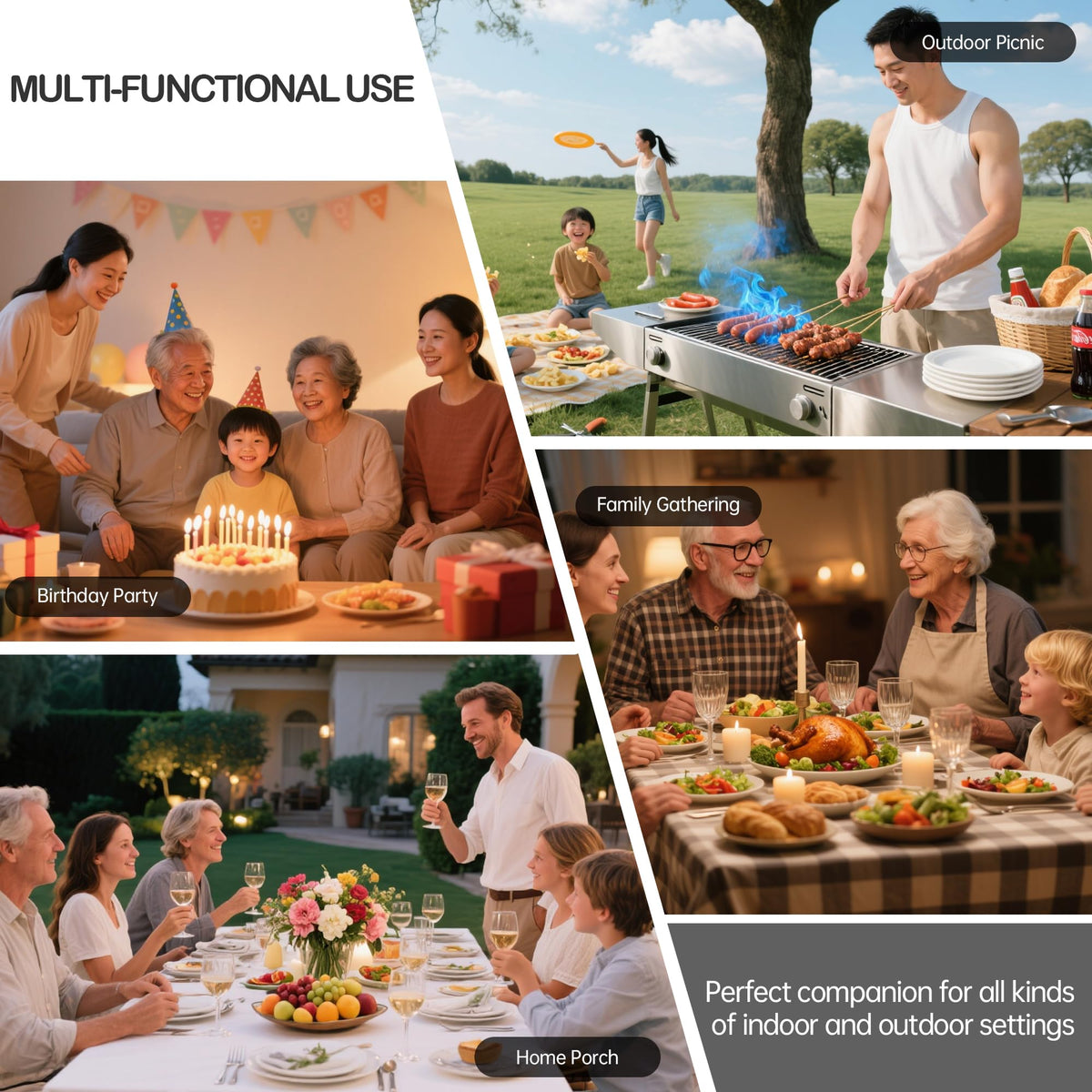 VSOAEIL 6ft folding bench outdoor-picnic situates versatile seating for events