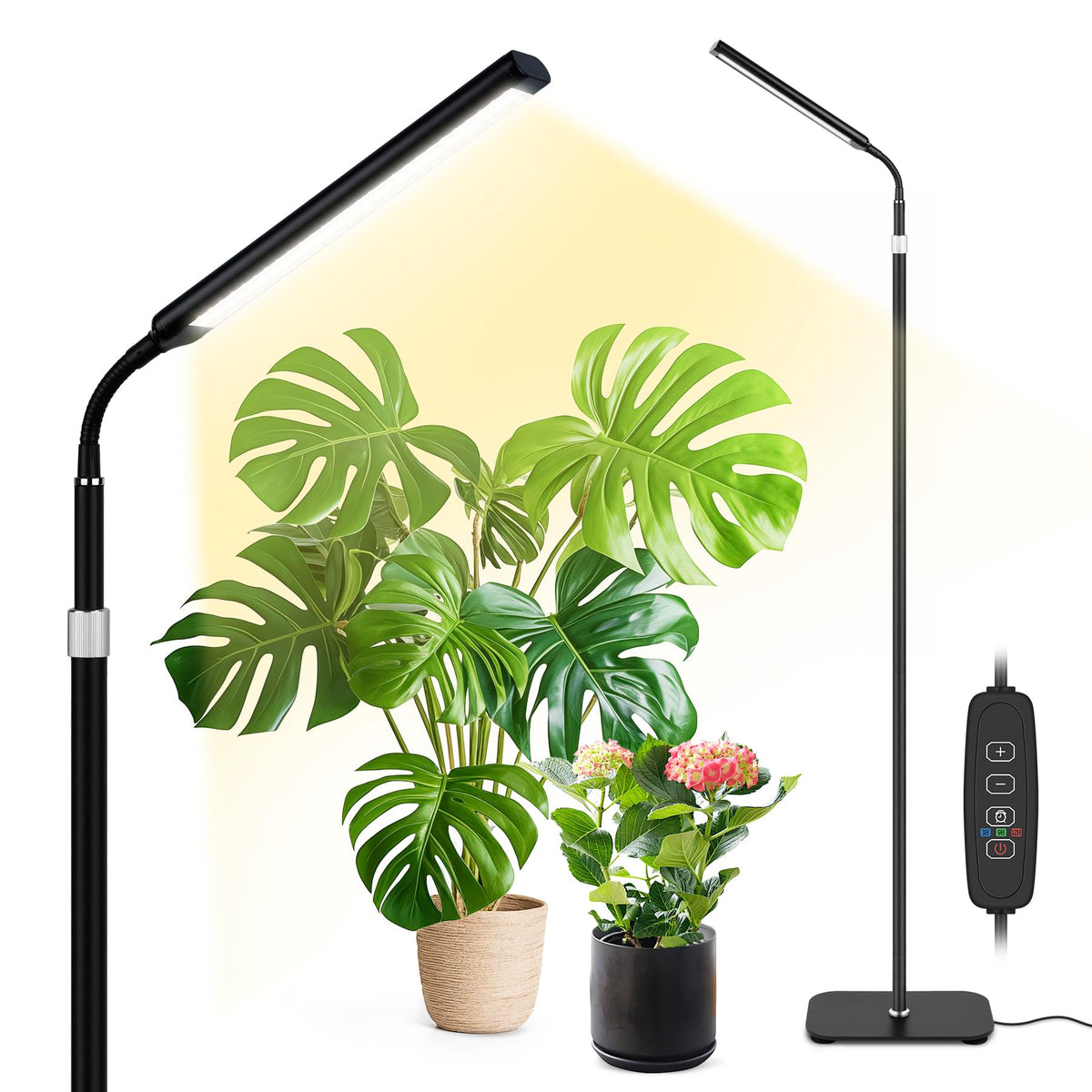Vsoke Grow Light with full-spectrum LEDs for thriving indoor plants.