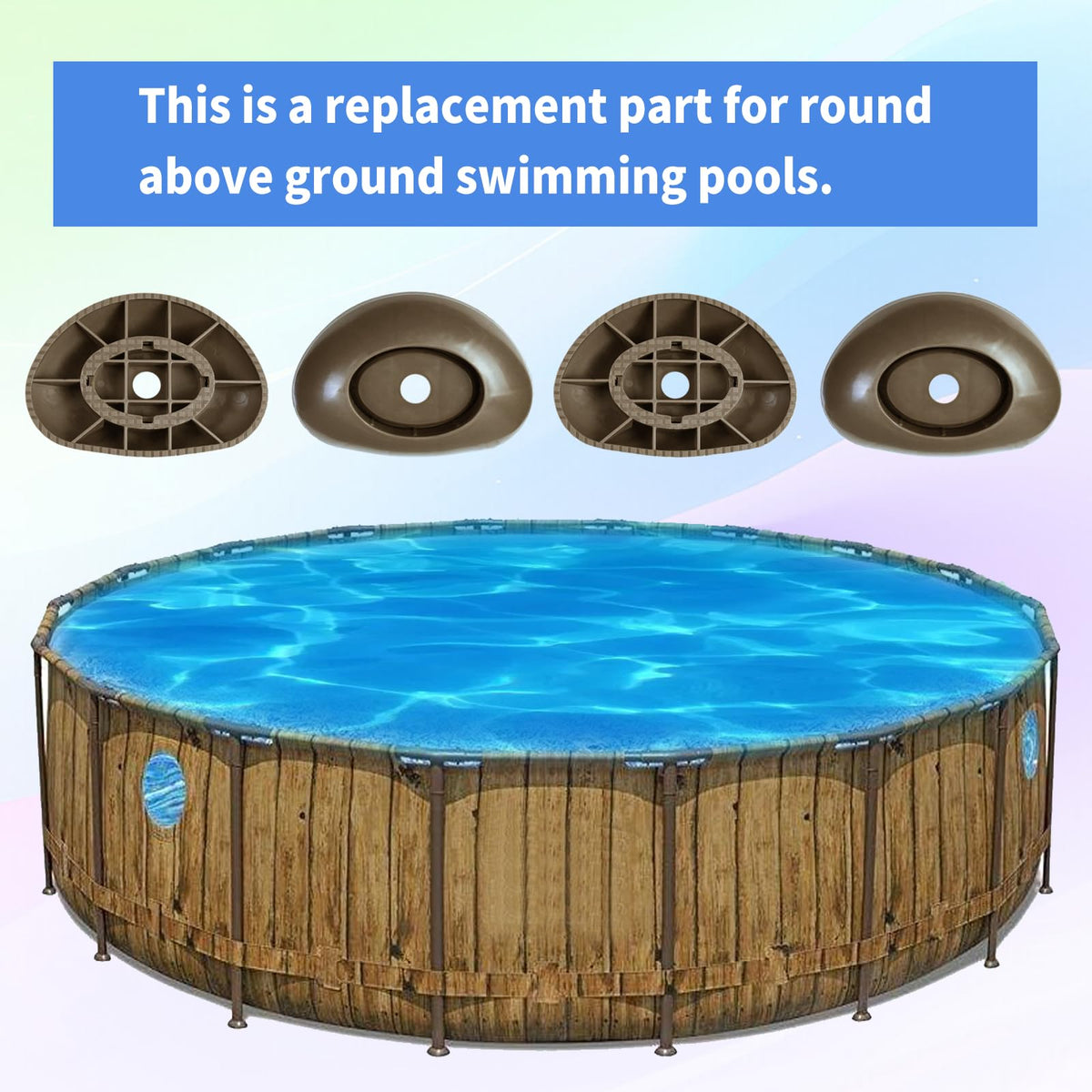Vsttar leg caps shielding ground from pool leg wear and tear