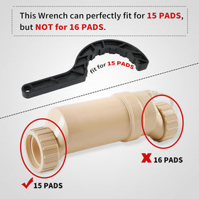Durable plastic Wsttar wrench with scratch-resistant finish for longevity.