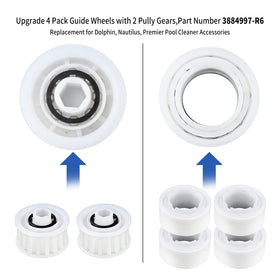 Vsttar pulley gears 2-pack enhances propulsion and reduces wear.