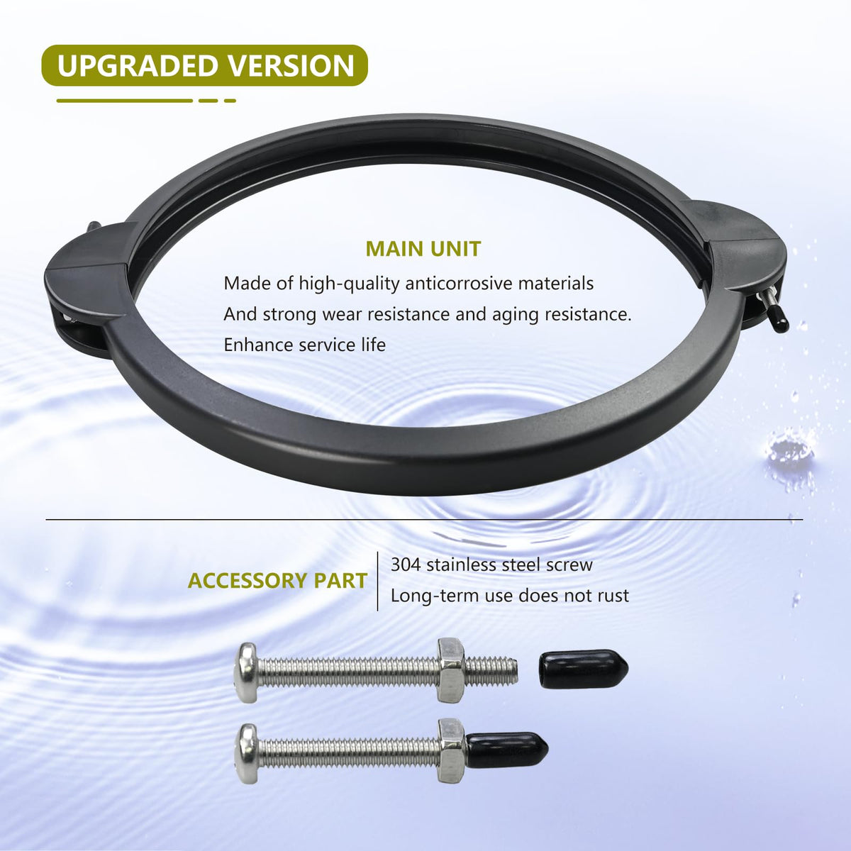 Vsttar replacement component in use during pool maintenance tasks.