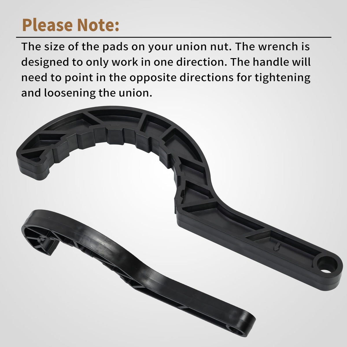 Vsttar wrench surface highlights non-slip grip for secure maintenance.