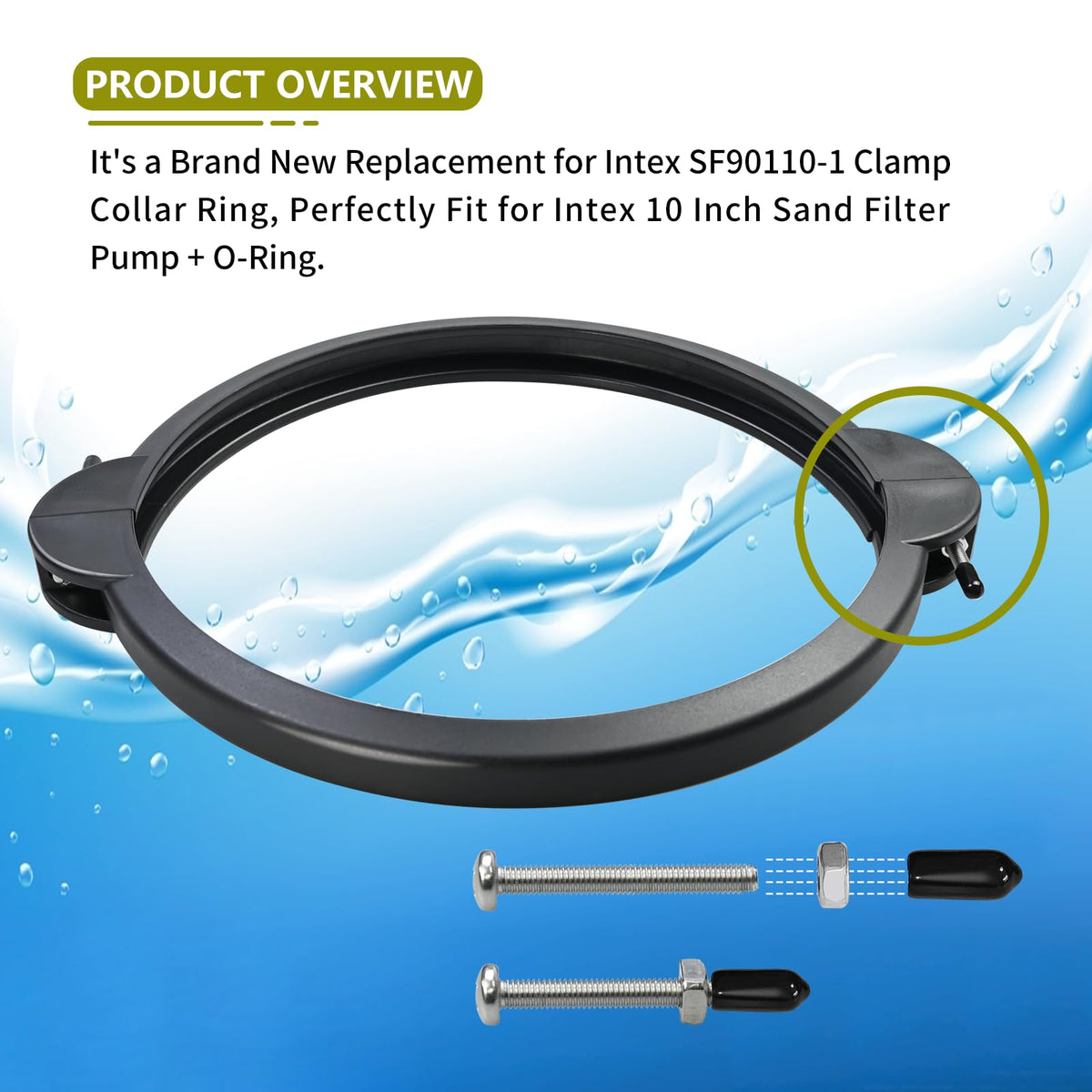 Vsttar SF90110-1 replacement O-Ring shown for durable gasket performance.
