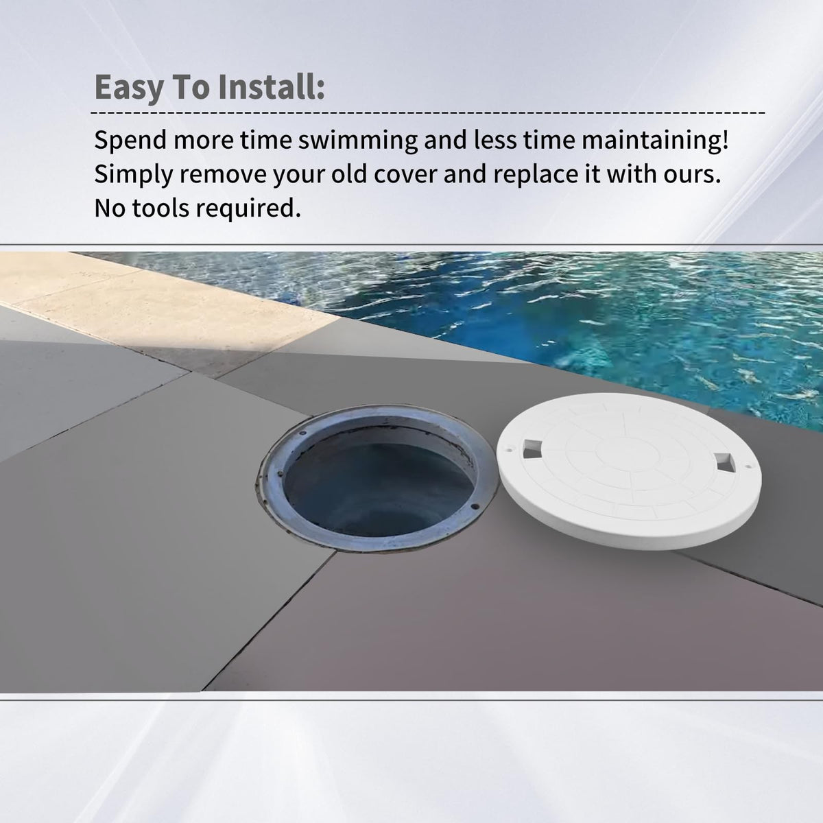 Vsttar SPX1075C1 white cover, screws not included, ready for existing hardware