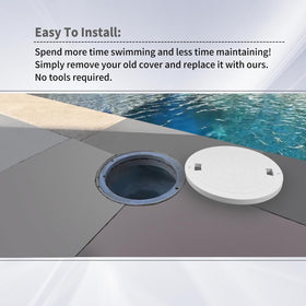Vsttar SPX1075C1 white cover, screws not included, ready for existing hardware