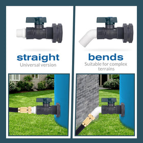 Vtenyeo 45-degree PVC joint enables compact routing
