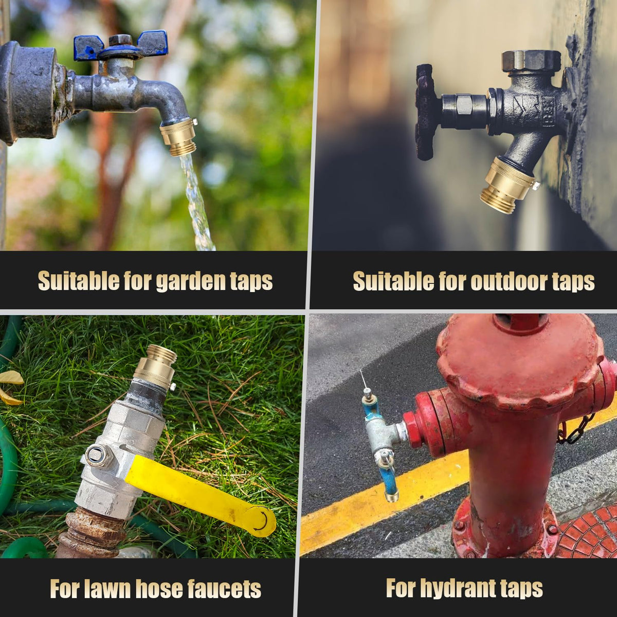 Vtenyeo corrosion-resistant brass design for lasting outdoor use