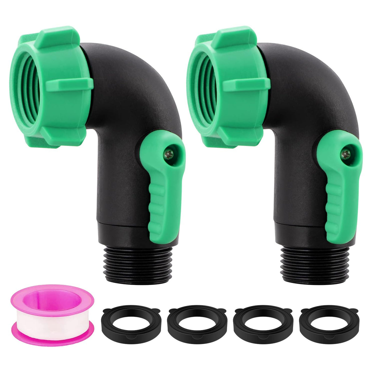 Vtenyeo hose elbow 90-degree connector for tight RV spaces, easy setup.