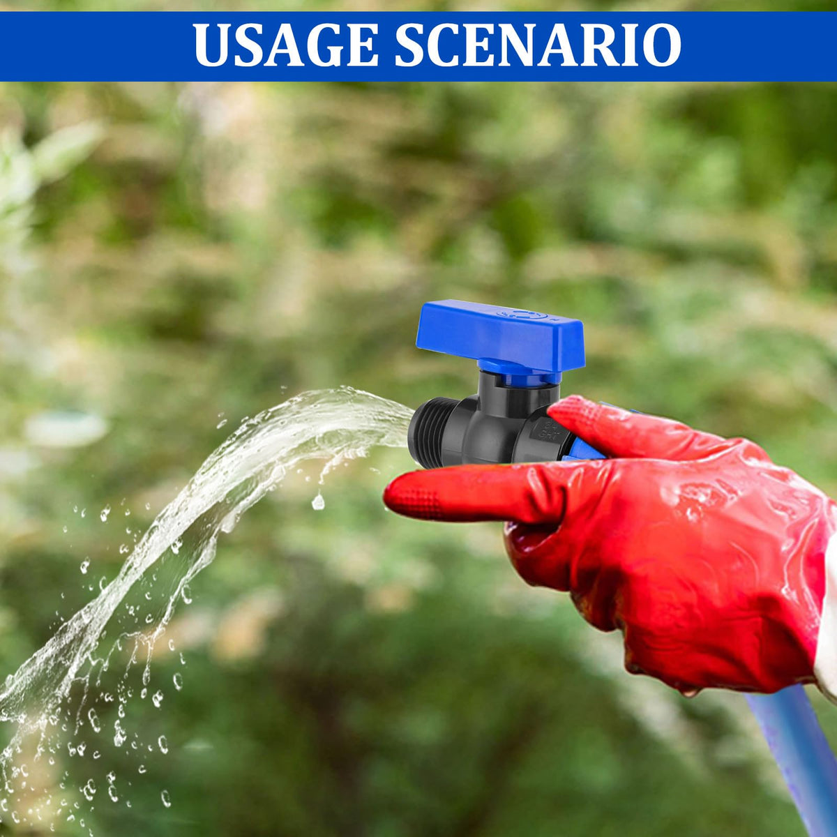 Vtenyeo valves suitable for ponds and aquariums.