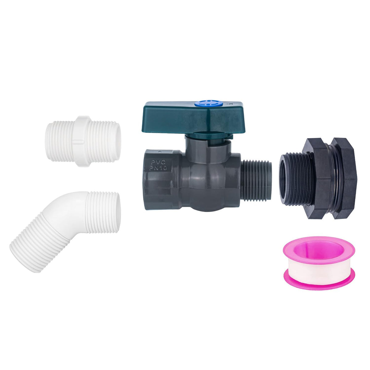 Vtenyeo 3/4-inch ball valve close-up highlights durability