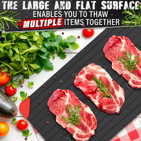 V TOWER dishwasher-safe defrosting tray for hassle-free cleaning.