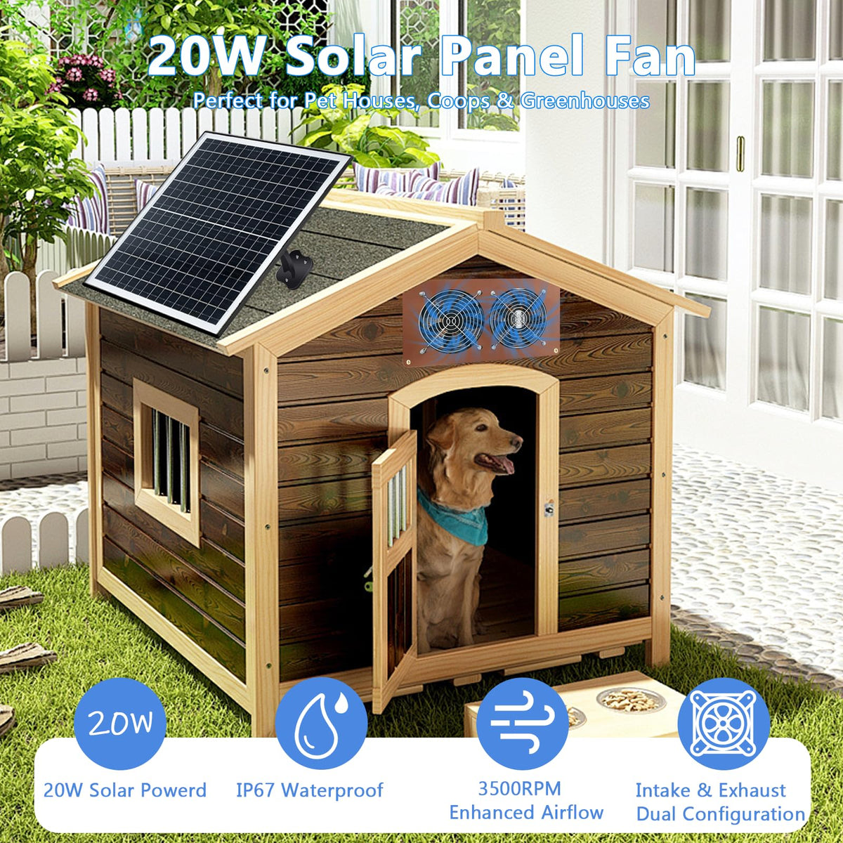 VUEBEE dual fans in action delivering strong airflow for heat and moisture control