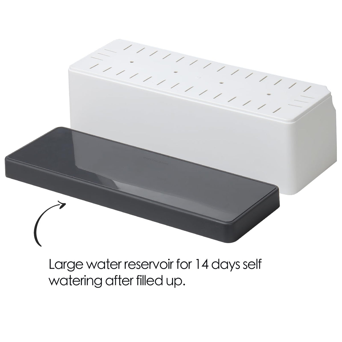 Vugosson rectangular herb planter ideal for kitchen windowsills.