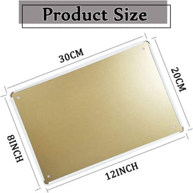 Vuiiwala outdoor metal sign, weather-resistant, ideal for fence or patio decor.