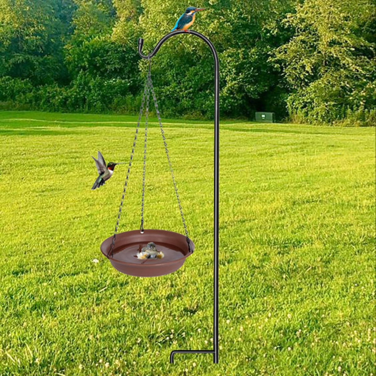 VUWEZ outdoor installation ready for tree or yard.