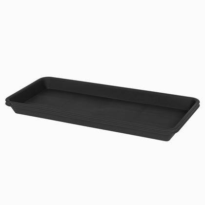 VUWEZ rectangle plant tray 8x30 inch keeps drainage contained and floors dry.