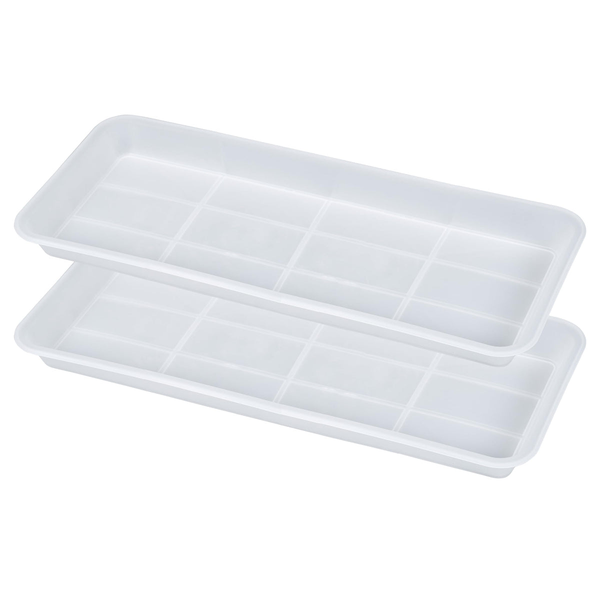 VUWEZ rectangle plant tray on a windowsill catching drips and protecting surfaces