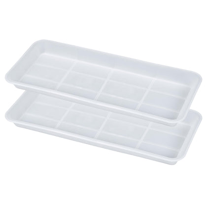 VUWEZ rectangle plant tray on a windowsill catching drips and protecting surfaces