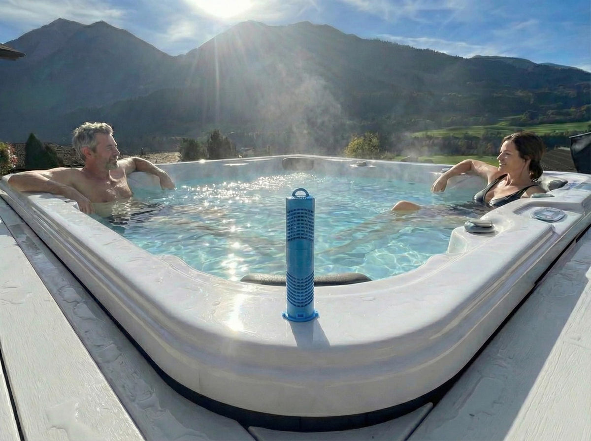 VVEBUY spa silver ion cartridge stick installed in J-300 shows secure fit