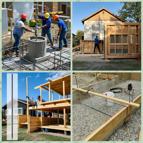 VVOKGO 8-pack stake bundle highlights value and quick project setup.