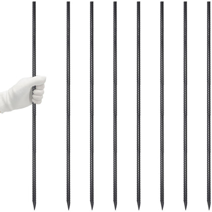 VVOKGO rebar stake 48-inch straight bundle anchors garden borders with solid support.