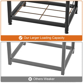 VyGrow firewood rack made of premium steel for lasting durability.