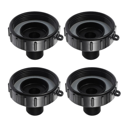 VYH 250-gallon IBC tote drain adapter four-pack ready for daily use
