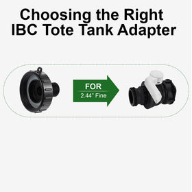 In-use scenario showing tote connected to garden hose