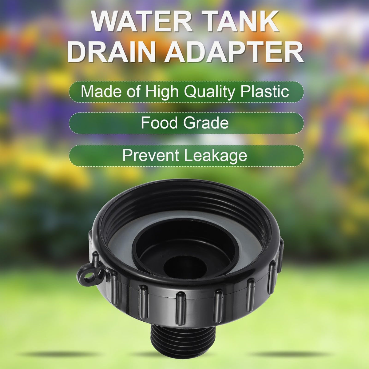 Durable plastic body resists corrosion for long-term use