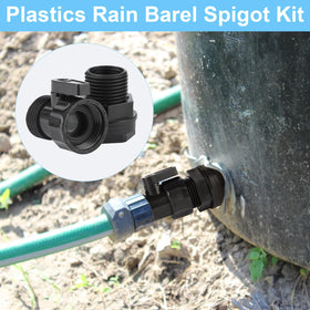 VYH assembled setup ready for quick rain barrel conversion.
