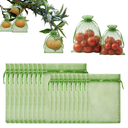 VYNFLICK fruit protection bags 6x8in protect larger fruits with breathable mesh for healthy growth.