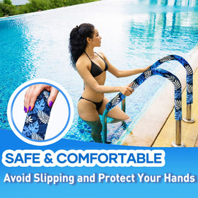 Vynium slip-resistant layer reduces slips during pool entry and exit