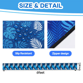 Vynium handrail cover showcasing zipper closure for easy installation