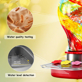 Vyojasharc water quality monitor maintains fresh nectar for visitors